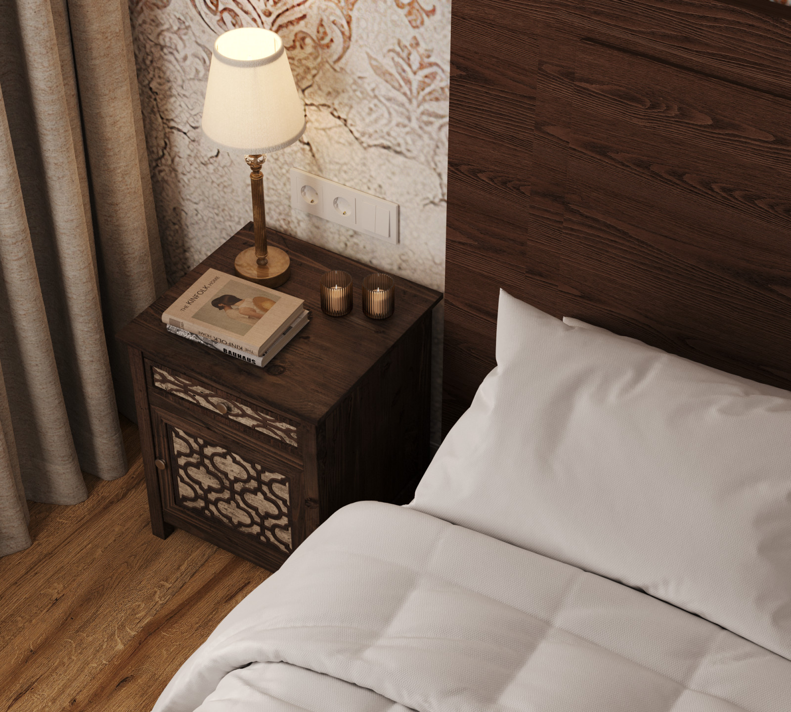 Спальня в восточном стиле