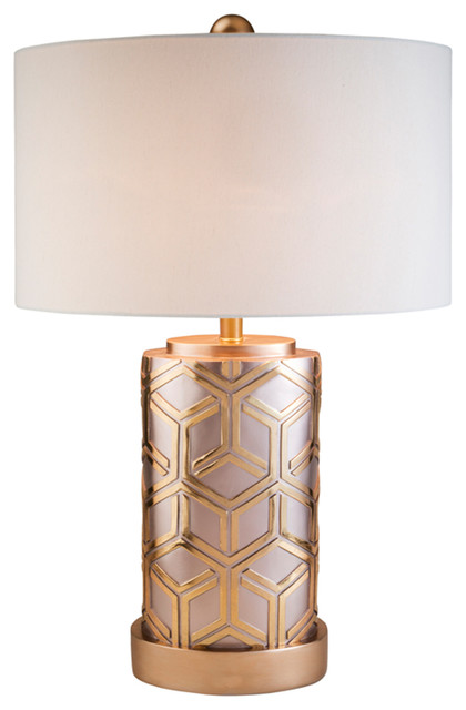29 Tall Polyresin Table Lamp Weave Rose Gold Design Contemporary 29 Tall Polyresin Table Lamp Weave Rose Gold Design