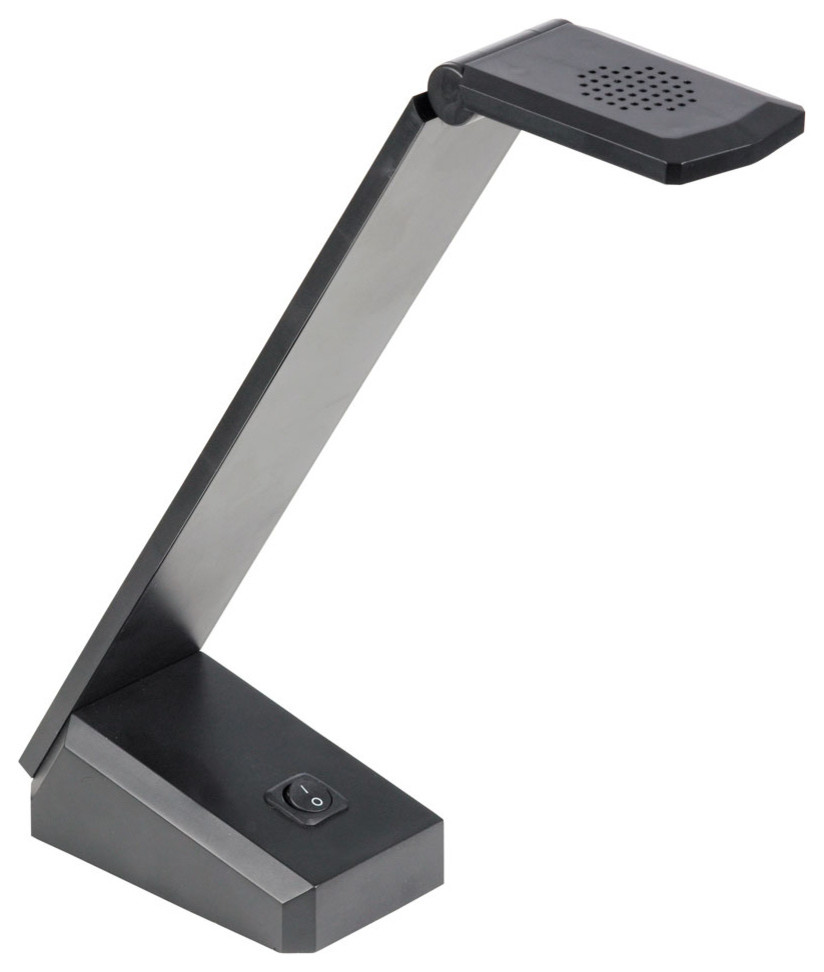 LED Black Semi Gloss Finish 3 Watt Desk Lamp