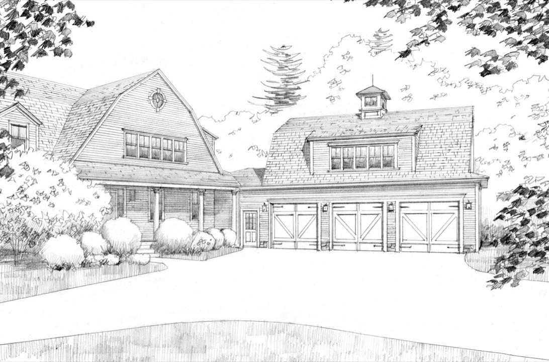 Shingle Style Garage Addition