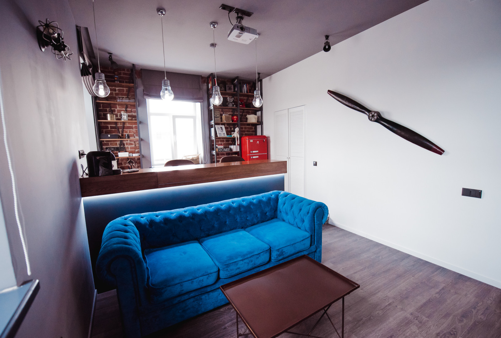 Съемка квартиры под крышей