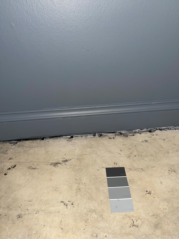 Gray Wall Paint Looks Blue!!