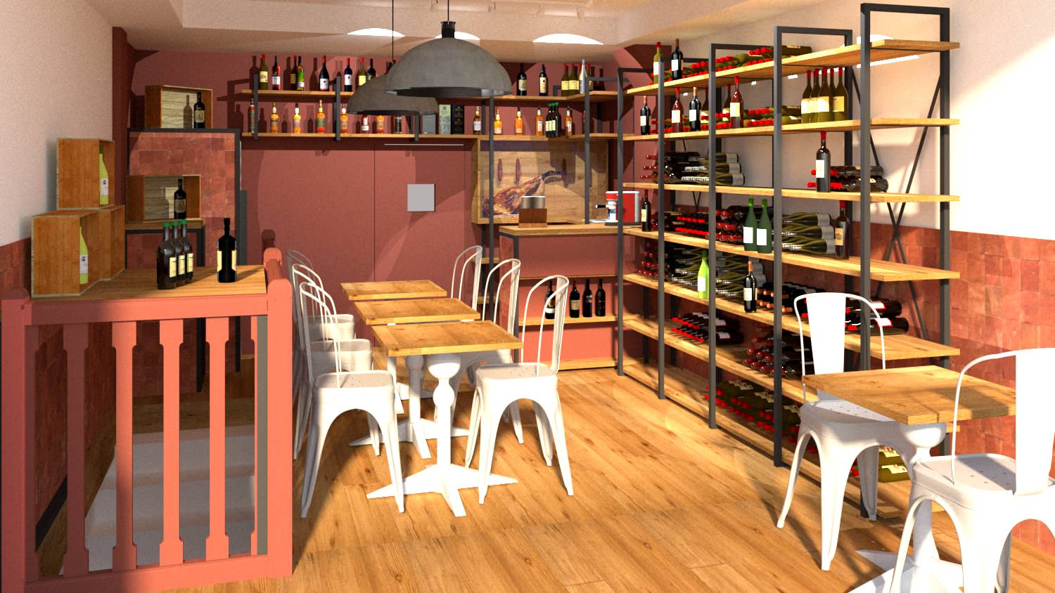 Une cave à vin indus - PROJET