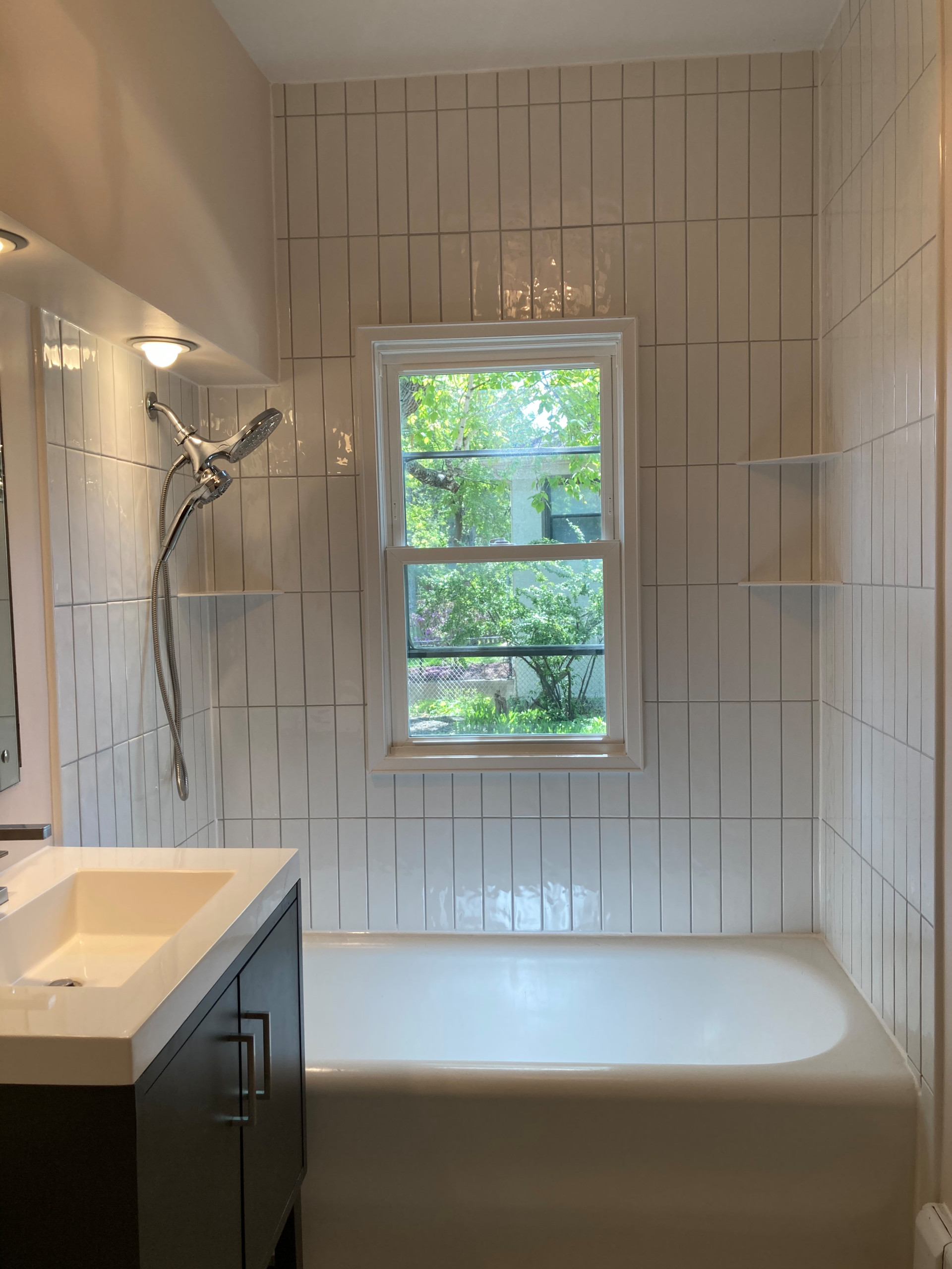 Subway tile and stone