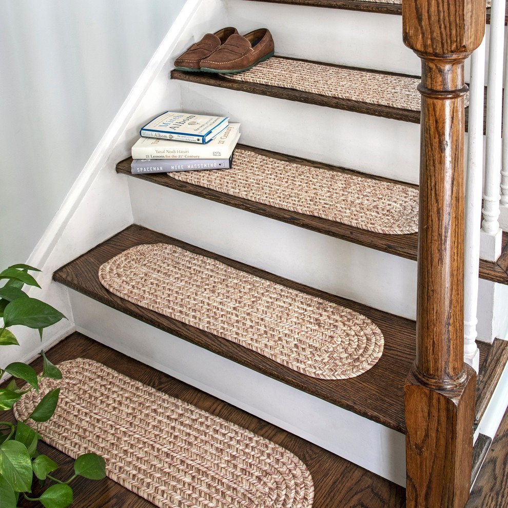 nuLOOM Braided Lefebvre 13Piece Stair Treads Contemporary Stair