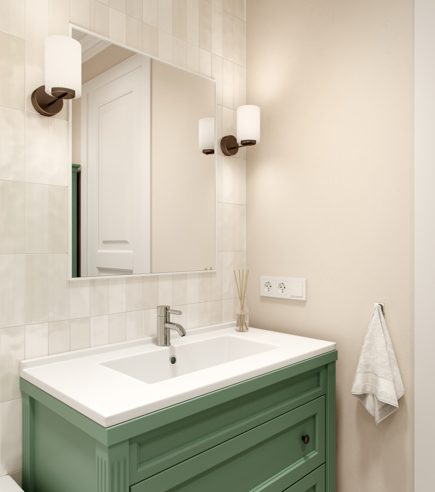 Сиреневая квартира для мамы и дочки