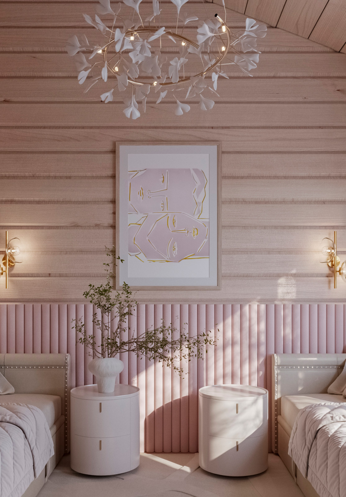 Проект Детской комнаты в деревянном доме