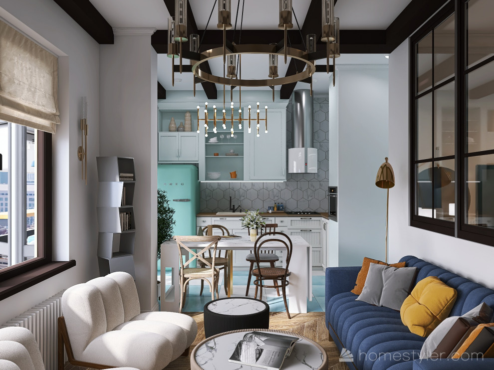 Проект двухкомнатной квартиры для семьи с детьми