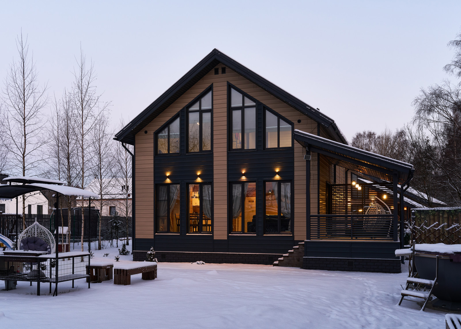 Съемка дома для отдыха. Крокусы. Санкт-Петербург