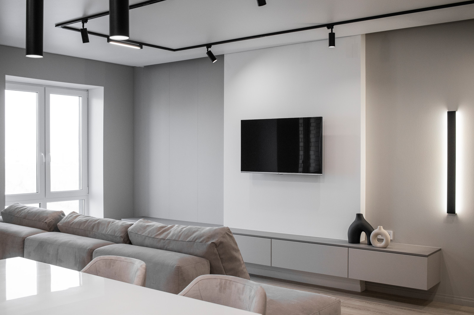 Кухня-гостиная в ЖК Правобережный