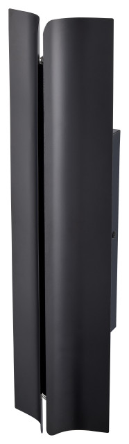 LED Light 5.25 in. Powder Coated Black Outdoor - Modern - Outdoor Wall ...