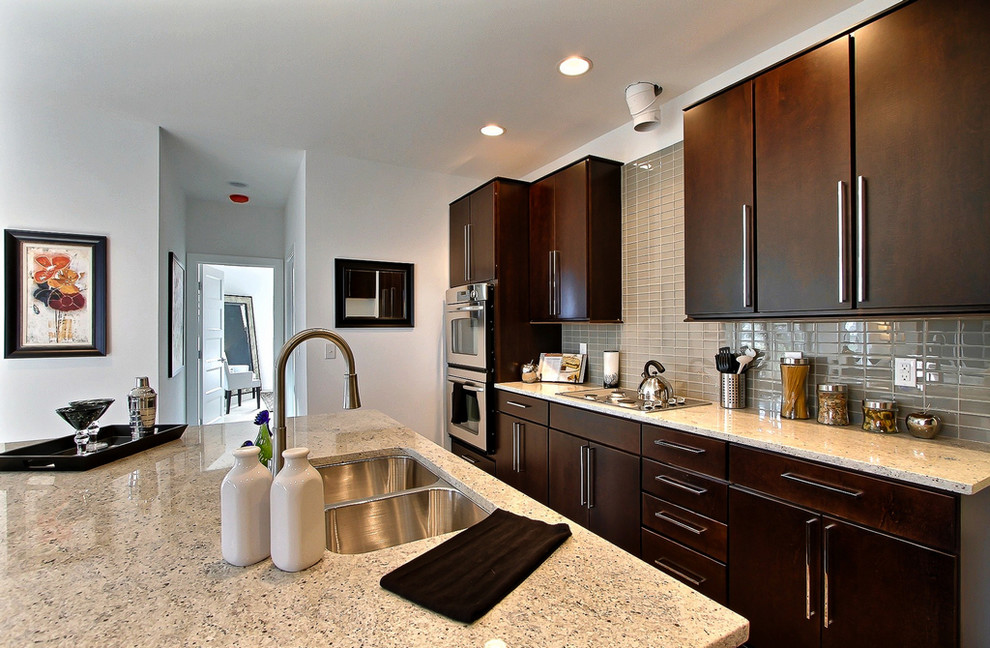 Inspiration for a modern home design remodel in Seattle