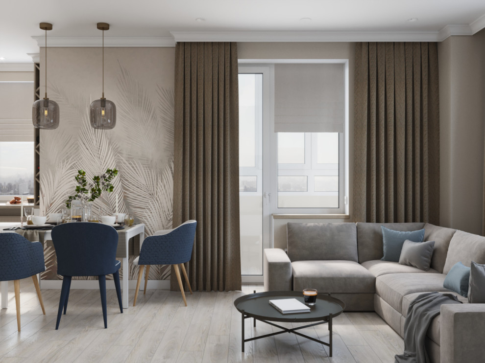 Проект квартиры 74 кв в ЖК "Манхеттен" г.Челябинск