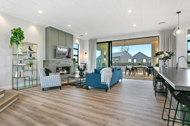 St Kilda, Cambridge Feature Home dagligstue