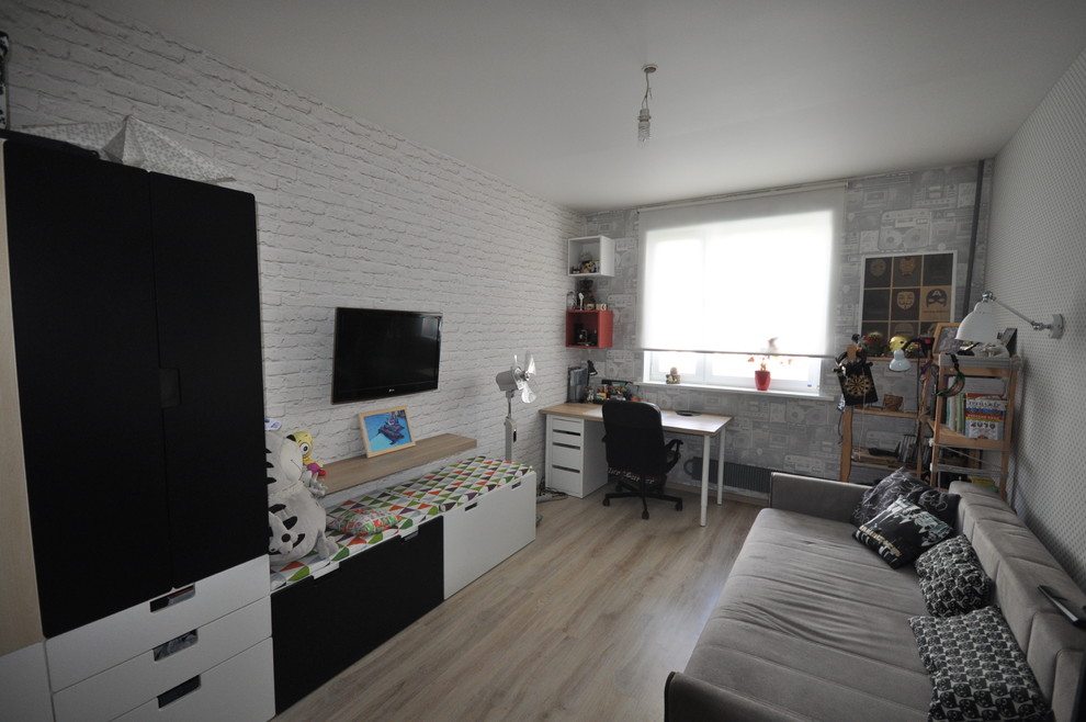 Бюджетный проект комнаты подростка