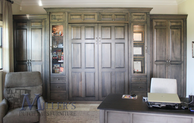 Transitional Office Murphy Bed transitional-home-office