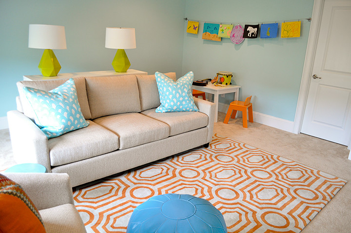 Design ideas for an eclectic kids' room in Charlotte.