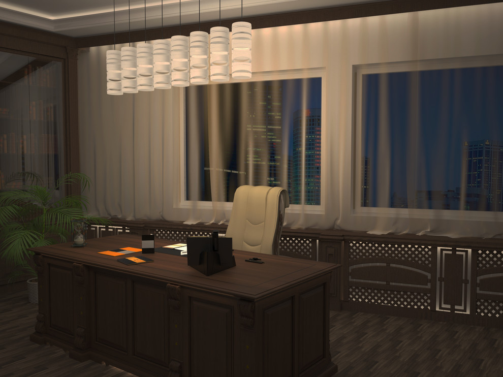 3d-визуализация рабочего кабинета