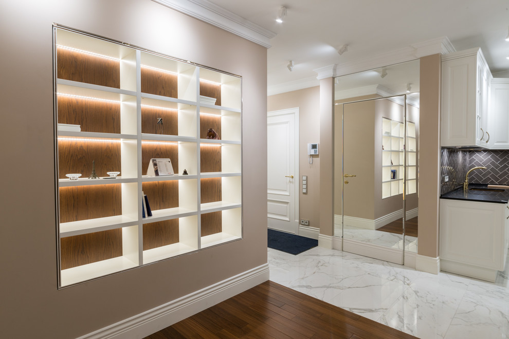 Трёхкомнатная квартира. Работы по дизайн-проекту