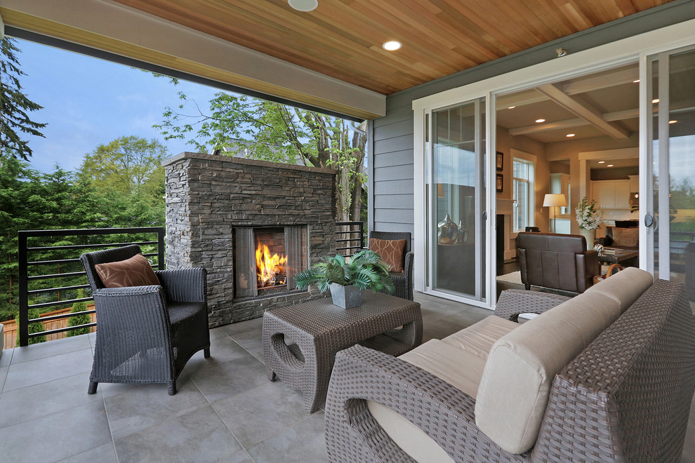 Greater Seattle Area The Calabria Covered Patio Contemporary