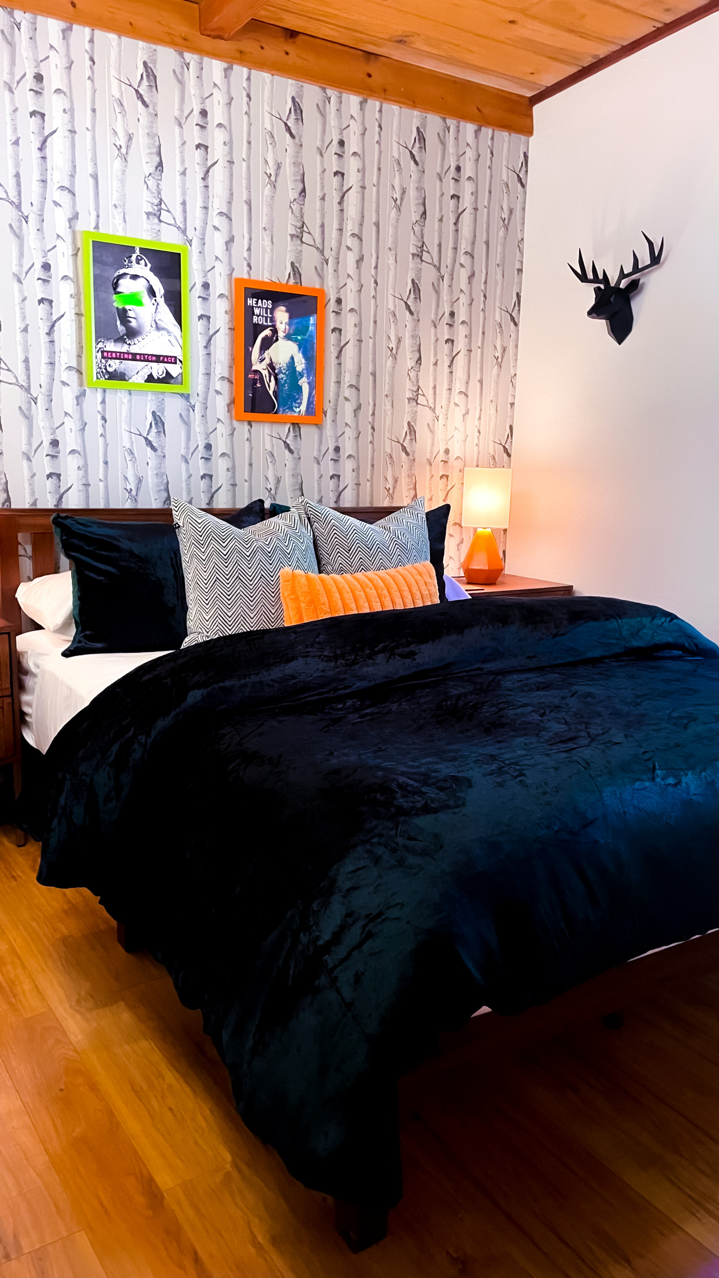 Air Bnb Modern Wilderness Guest Bedroom