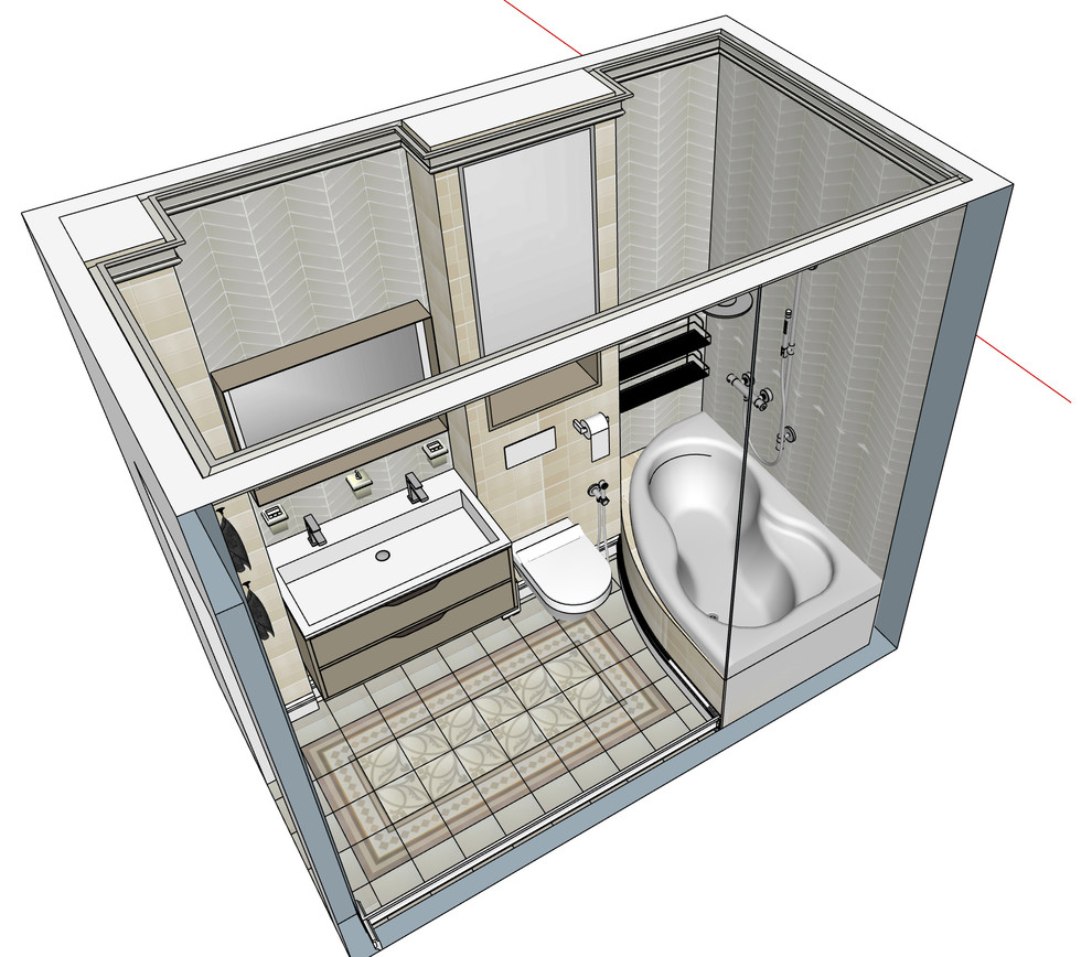 Дизайн-проект ванной