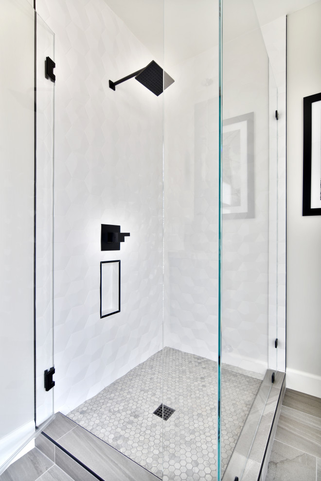 Inspiration for a transitional bathroom remodel in Phoenix