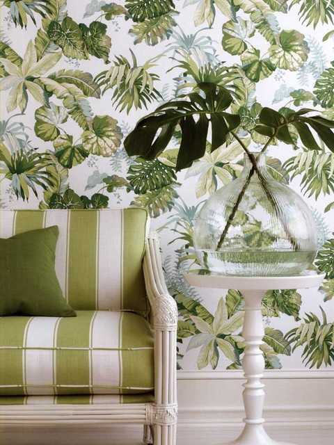 Stroheim Pacifica Wallpaper - Tropical - Wallpaper - Houston - by ...