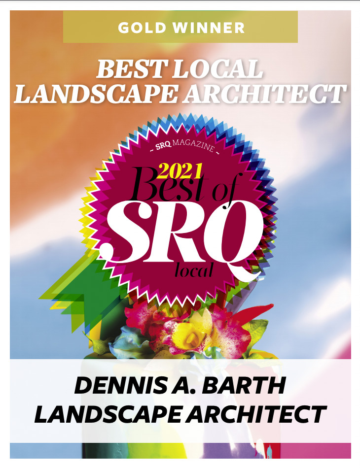 2021 Gold Winner - Best of SRQ local landscape architect
