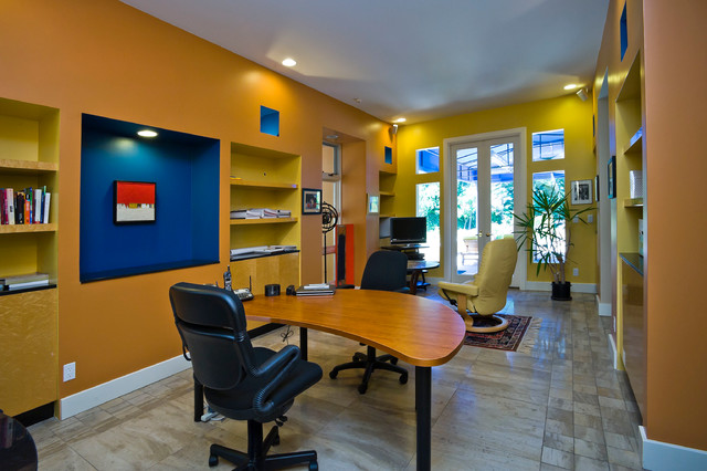 Homs Court contemporary-home-office