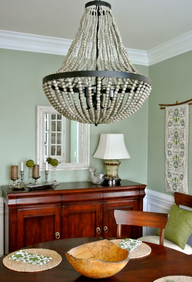 Inspiration for an eclectic dining room in Charlotte.