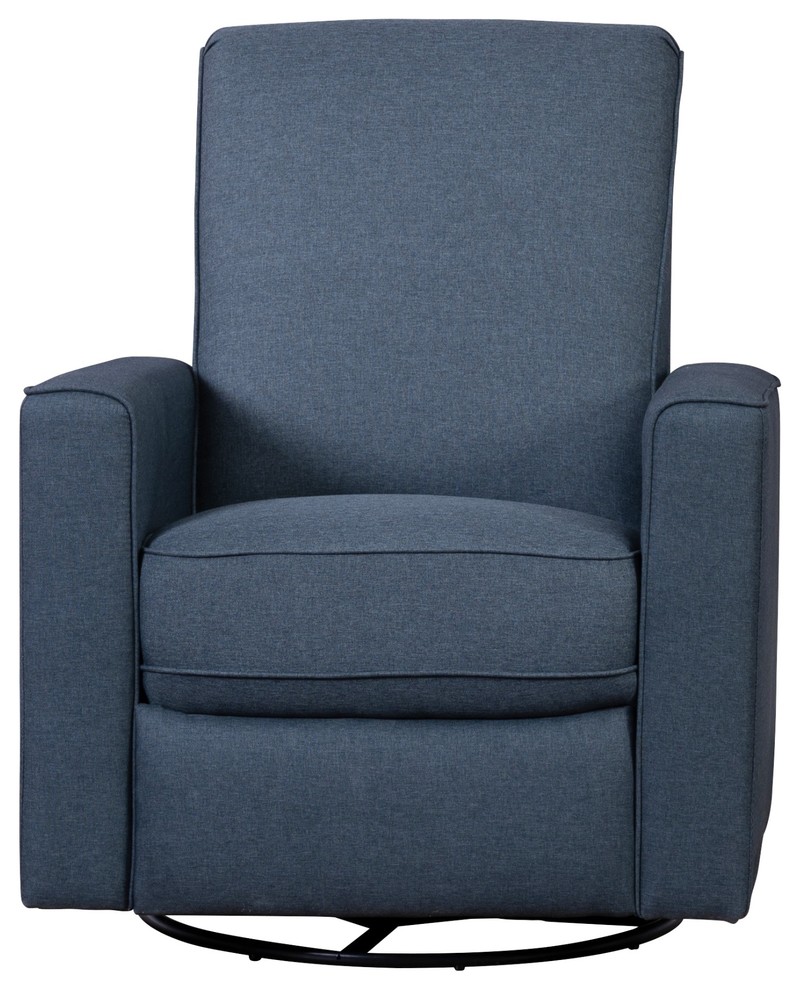 navy blue glider chair