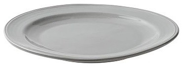 Isabella Round Platter, Gray