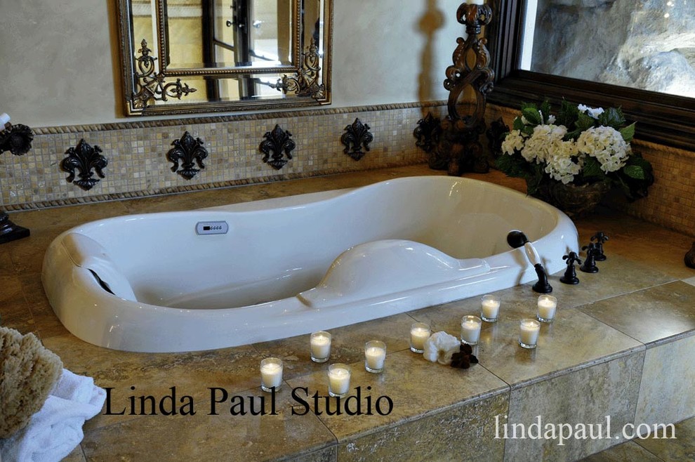 Bathroom Decorating Ideas A Romantic Bath With Fleur De Lis Decor Traditional Bathroom Denver By Linda Paul Studio