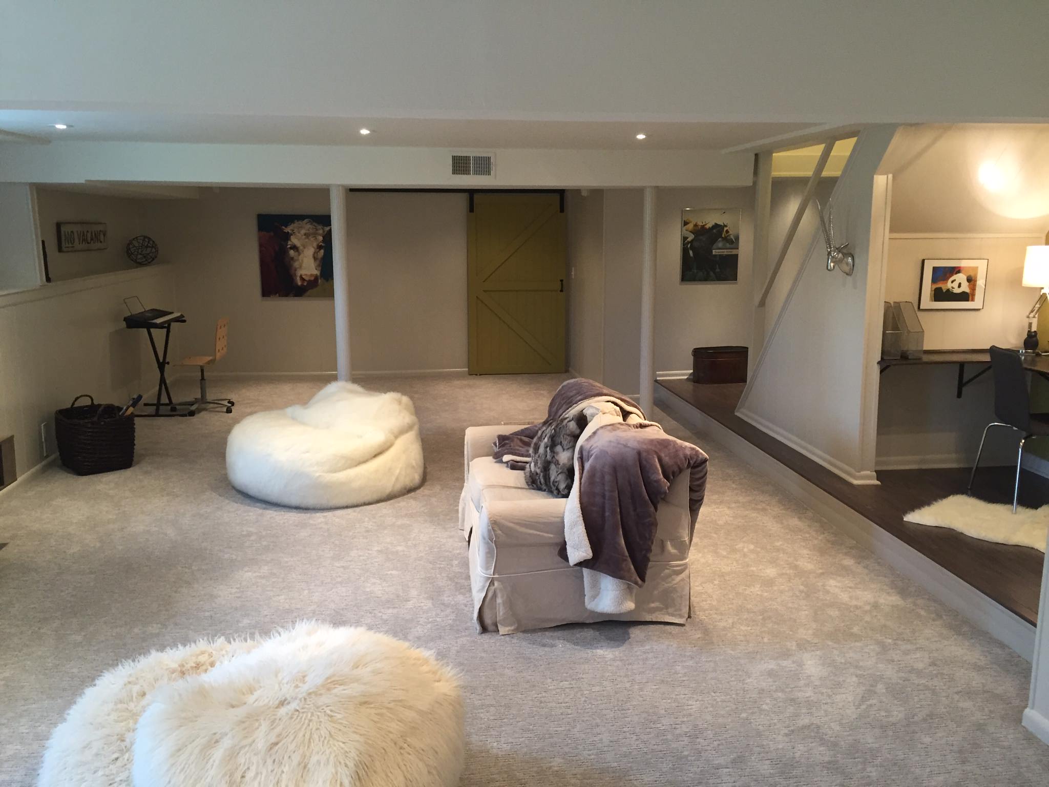 The Powell's basementi