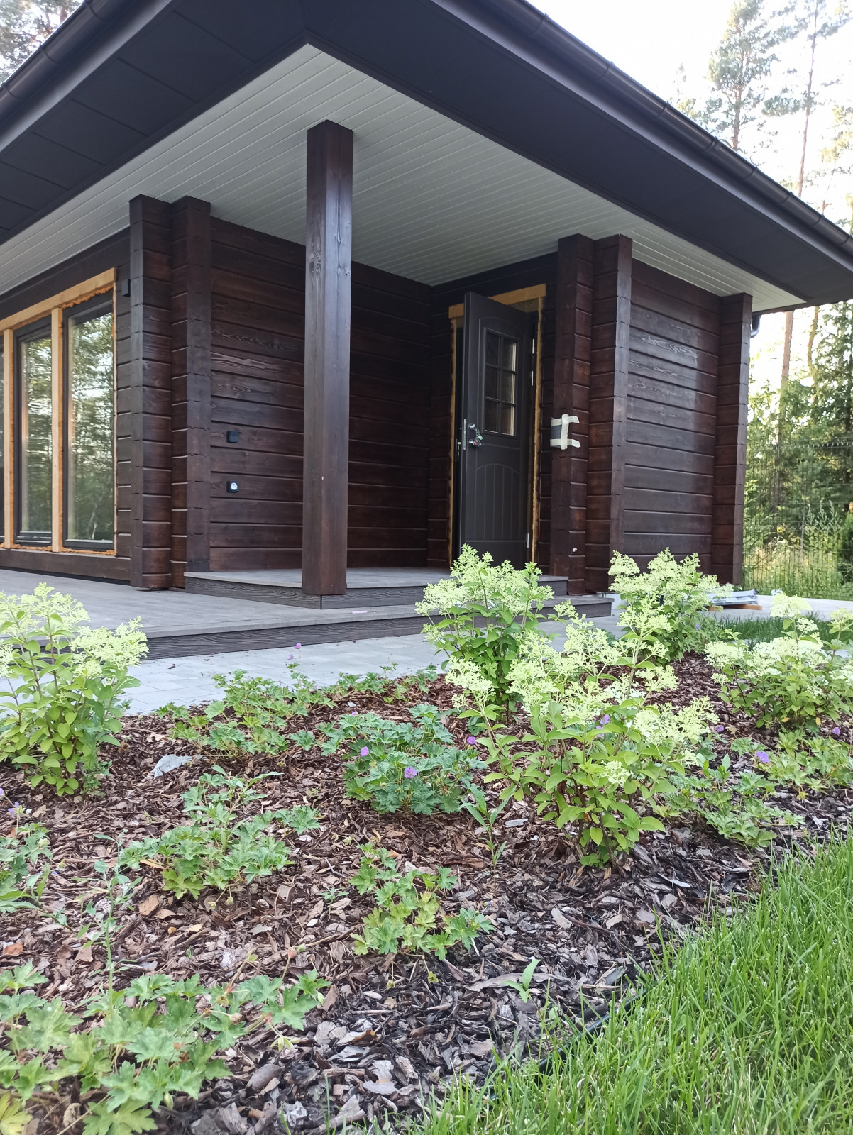 Ландшафт для дома в стиле Райта