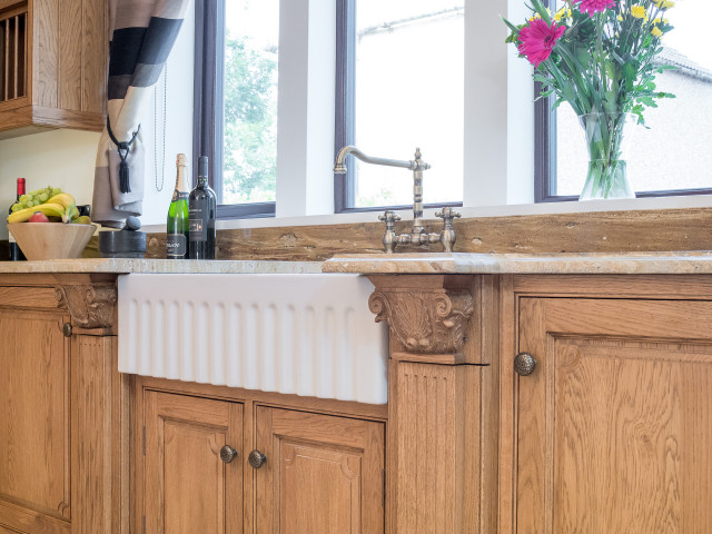 Classic, Sustainable-Wood Victorian Style Kitchen victorian-kitchen