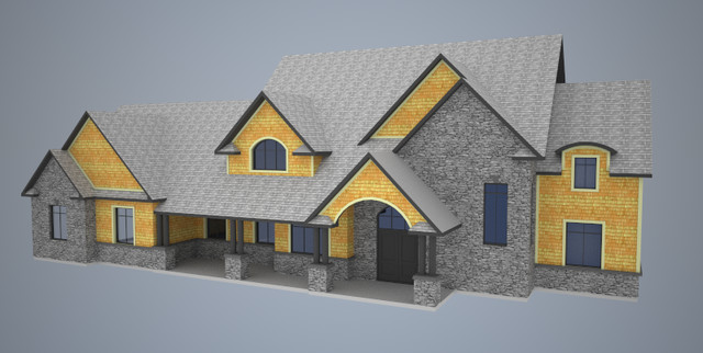 Custom Homes rendering