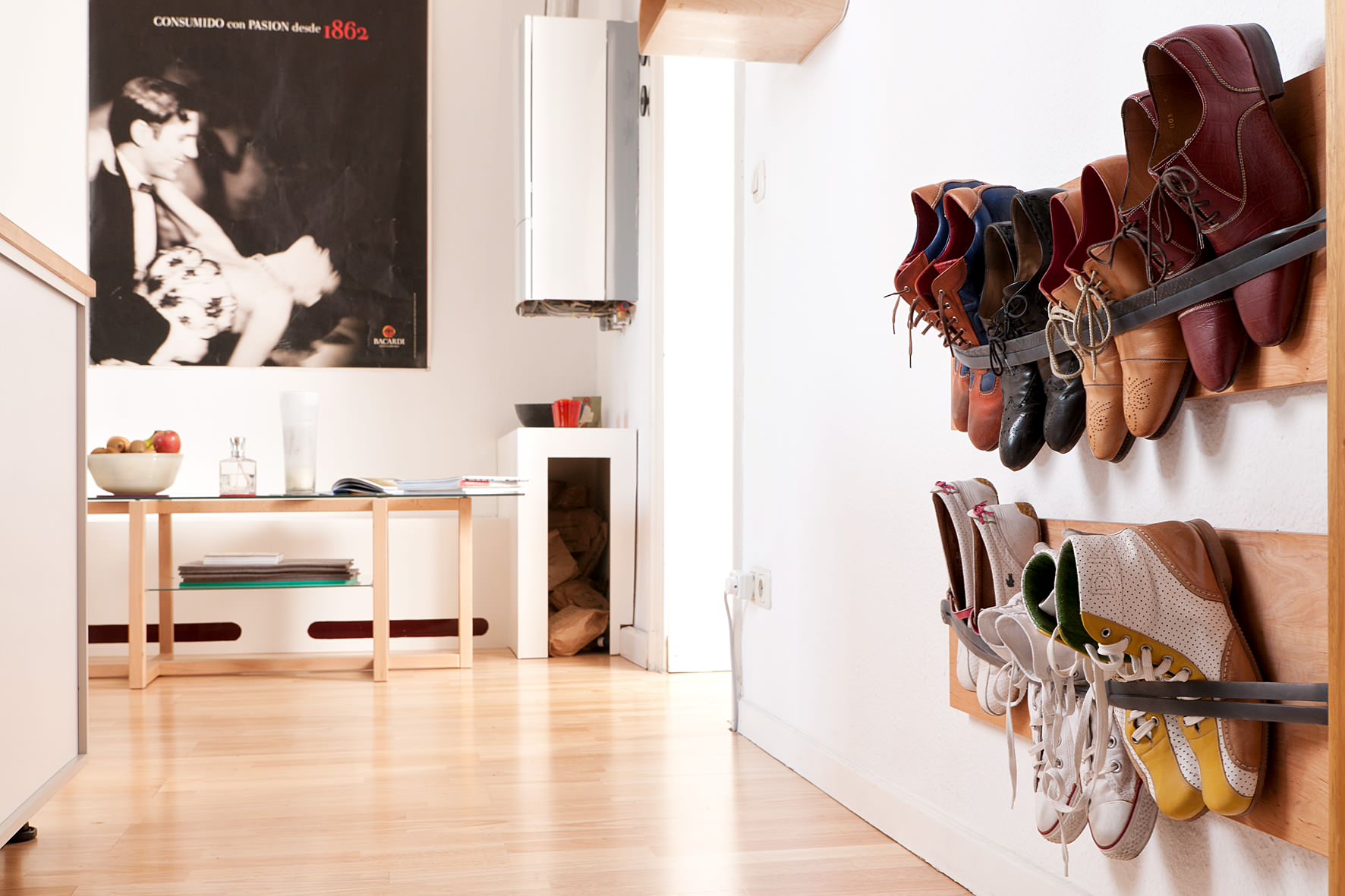 13 praktische Lsungen fr Schuhregale im Flur