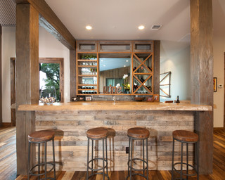 Hill Country Farmhouse on Lake Travis - Landhausstil - Hausbar - Austin