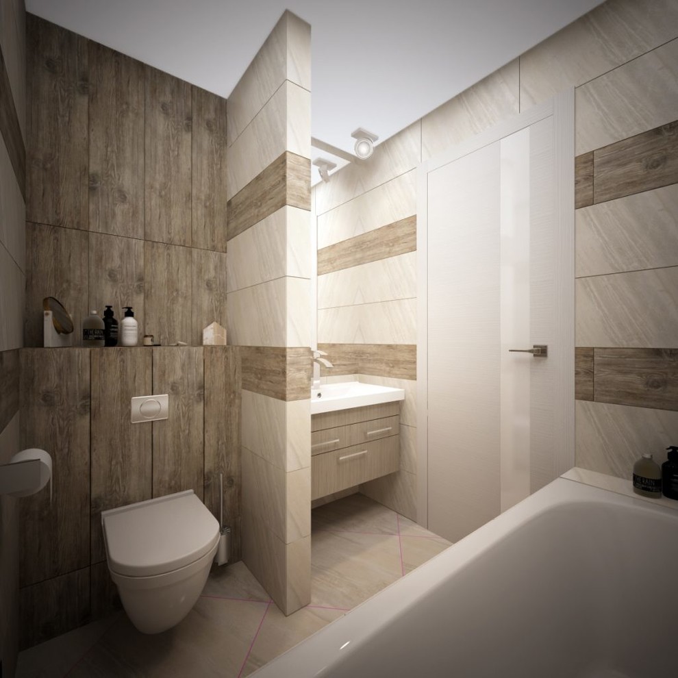 ЖК Акварели. Современный и светлый дизайн проект трехкомнатной квартиры.