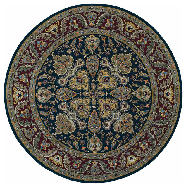 Kaleen Tara Rounds Gustay Rug Traditional Area Rugs by PlushRugs