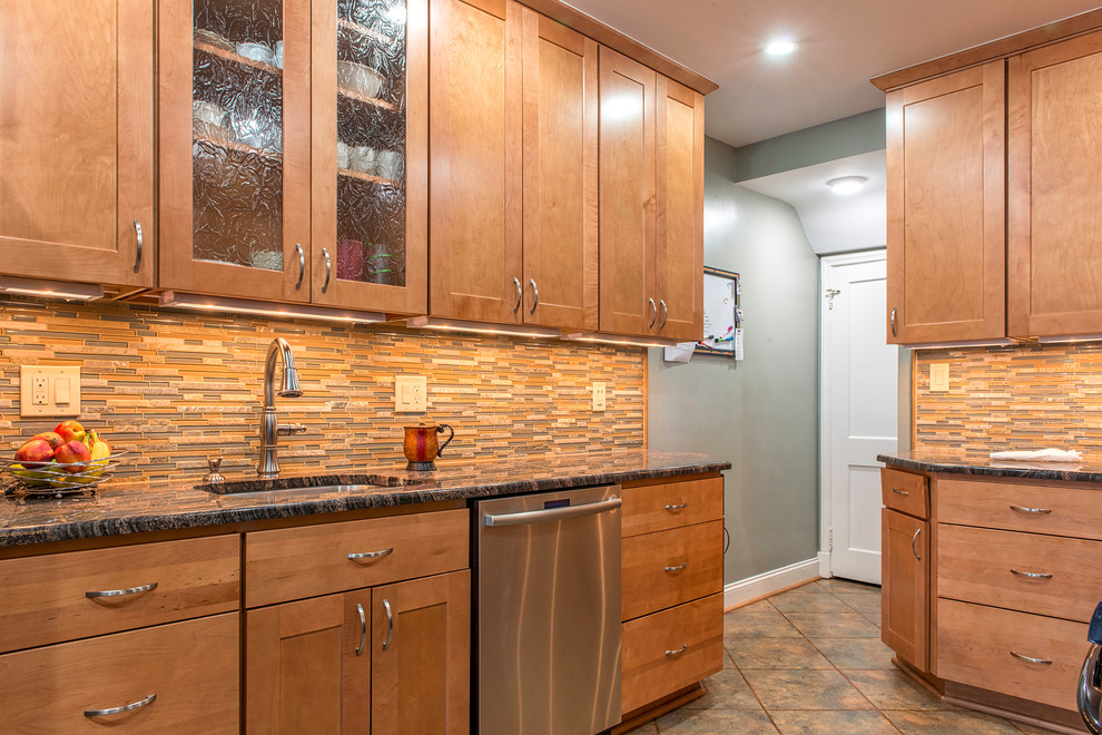 Example of a transitional kitchen design in Baltimore