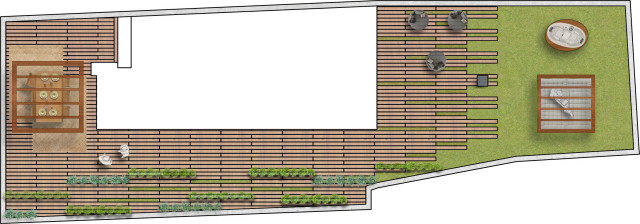 Proyecto BARCELONA [Ramblas] contemporaneo-terrazza