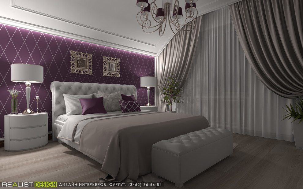 Спальня. Коттэдж по ул. Зелёная. Сургут. 2016