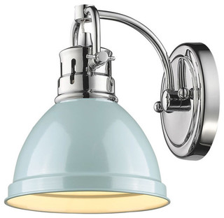 Duncan 1-Light Bathroom Vanity Light, Chrome