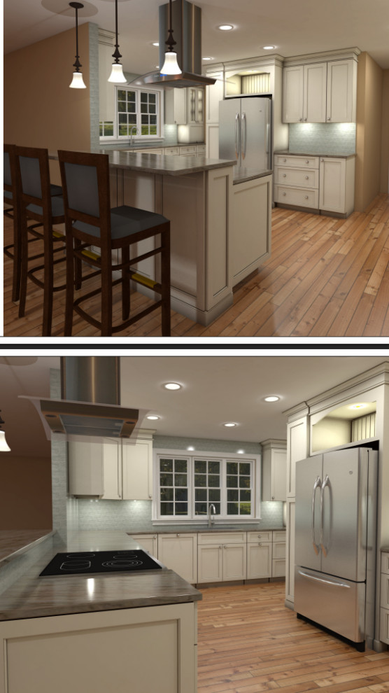 Stacy M Custom Kitchen Flooring + Bump out