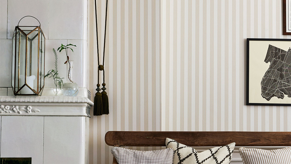 шведские обои в интерьере