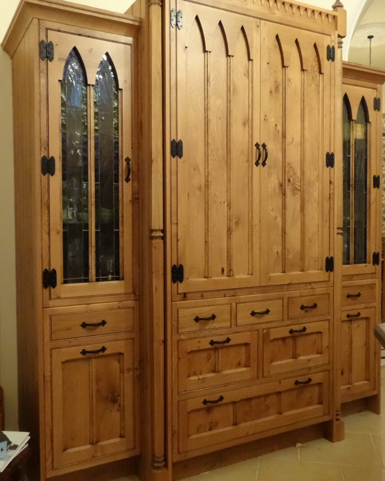 Design ideas for a rustic kitchen in West Midlands.