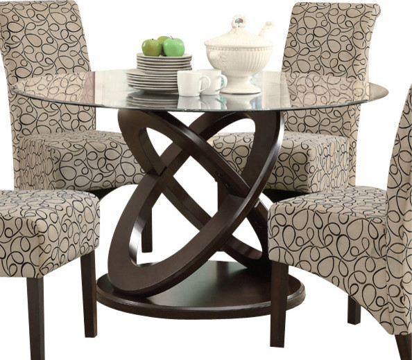 Monarch Specialties 1749 Rectangular Dining Monarch Specialties 1749 Rectangular Dining Table In Dark Espresso Contemporary Tables